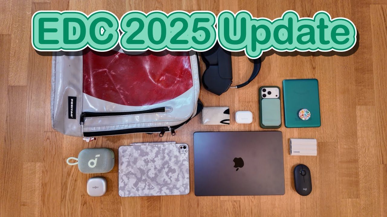 EDC 2025 Update – Was ist in meiner Tasche? Alle Tech-Essentials!