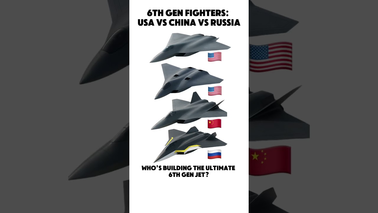 6th Gen Fighter Jets: USA vs China vs Russia | Who Wins?