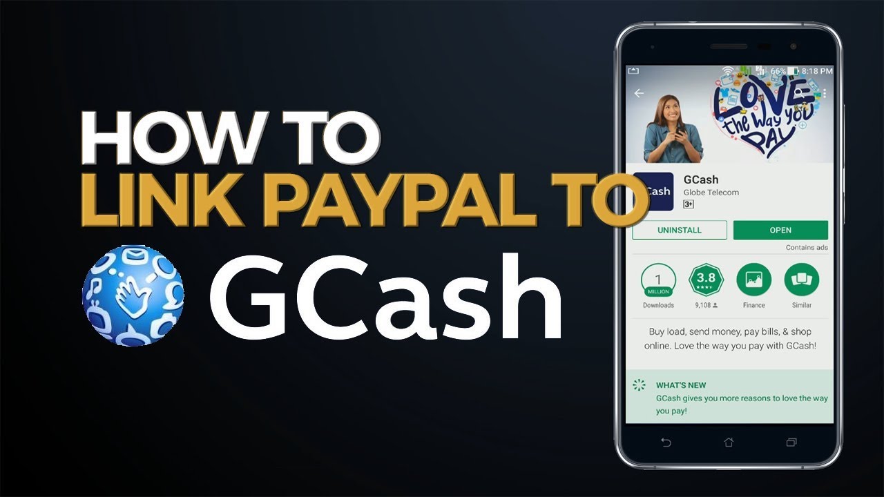 GCash Tutorial: How to Link Paypal to GCash