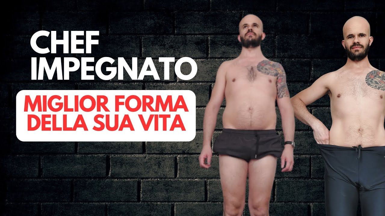 Chef impegnato racconta perche' questo metodo gli ha cambiato la vita