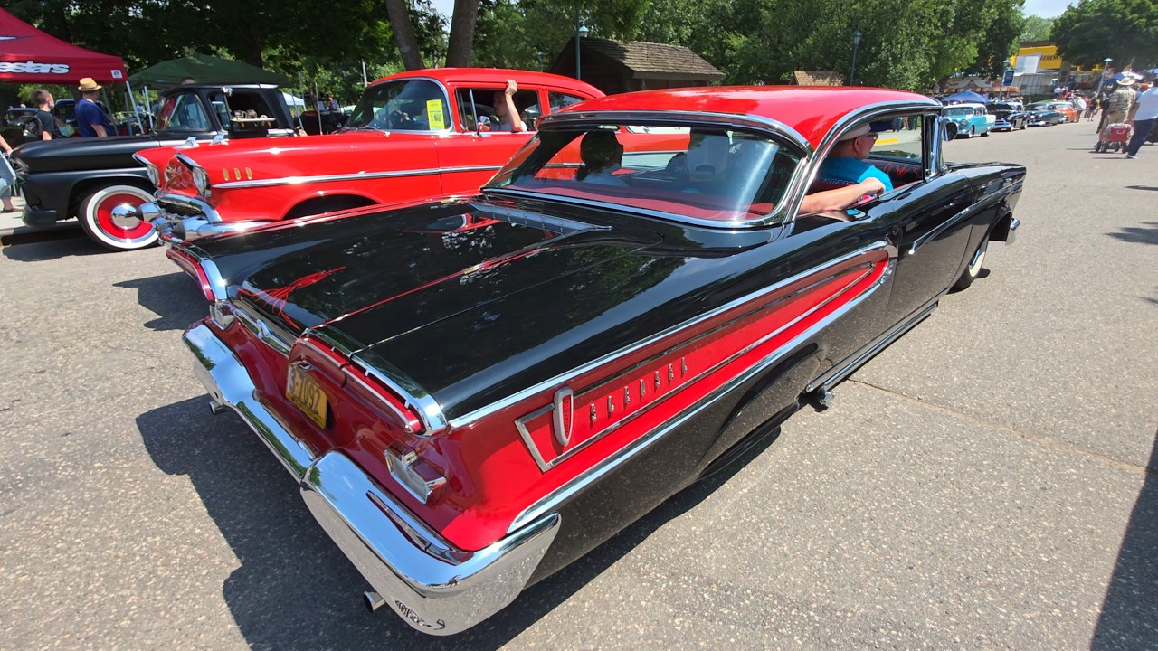 2025 classic car show MSRA Back to the 50s record heat & 9000+ classic cars, The Great Race start