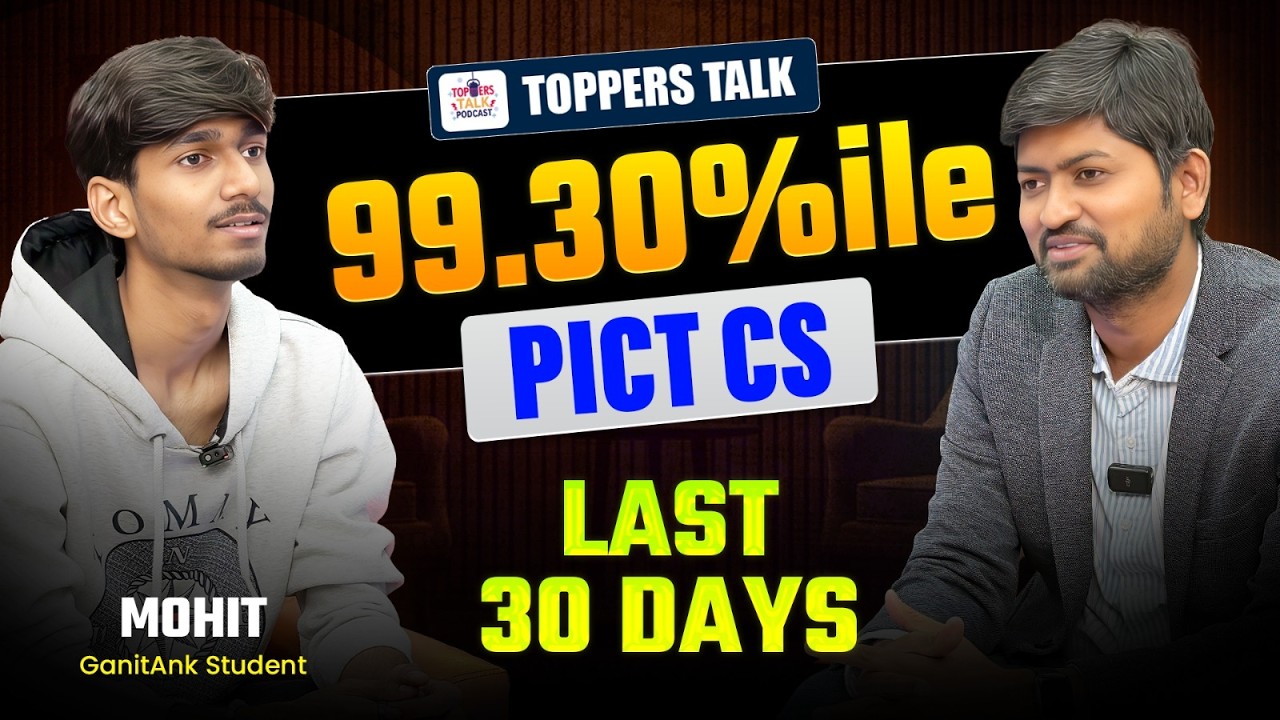 How Mohit Scored 99.30%ile in MHTCET | Last 30 Days Strategy 2026 #mhtcet2026