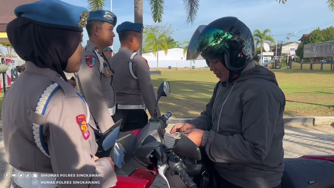 Propam & Satlantas Polres Singkawang Bersinergi 🔰