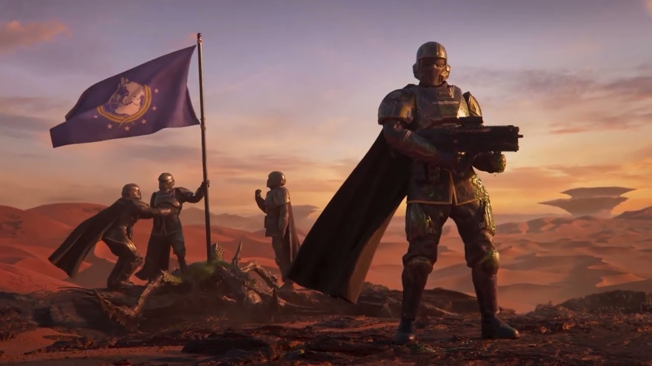 Raising the Flag of Super Earth Anthem [Instrumental] / Super Earth Anthem [With Vocals] (Mix)