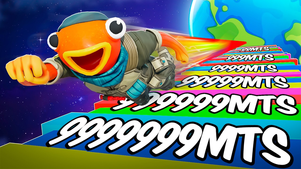 Salté 10,000,00 Metros en Fortnite!
