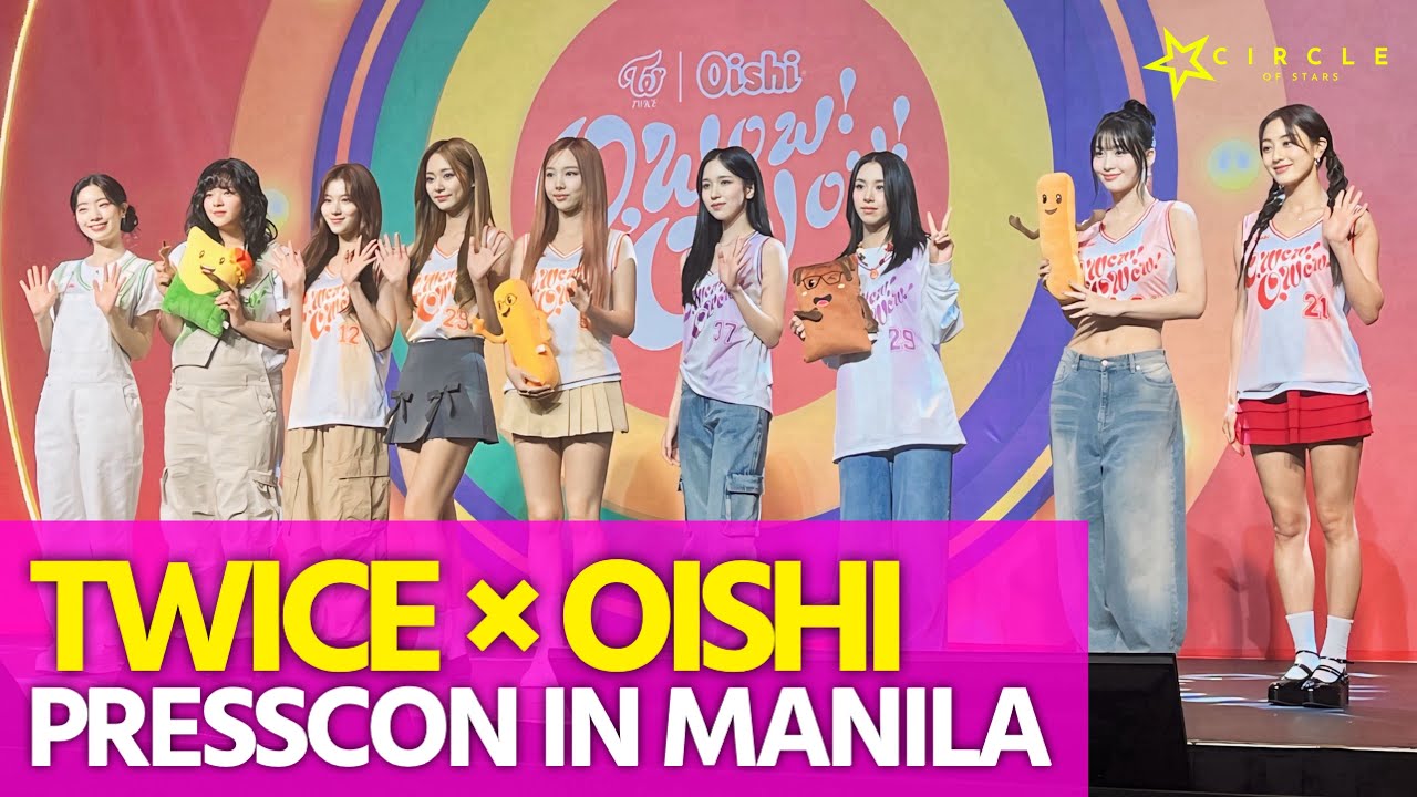 FULL HD: Twice × Oishi Snacktacular Fanmeeting Grand Press Conference in Manila 2024