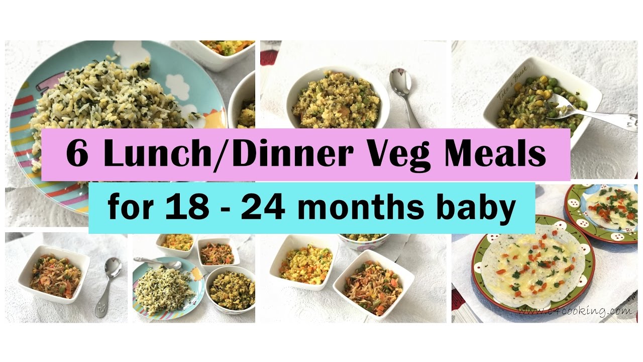 6 Veg Recipes ( for 18 - 24 months baby ) | Indian babyfood | toddler recipes |