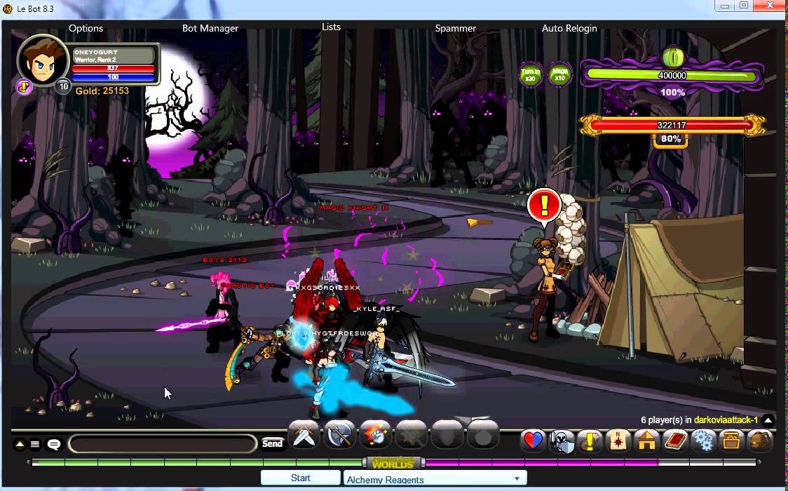 AQW Chaos War Medal Bot 2014