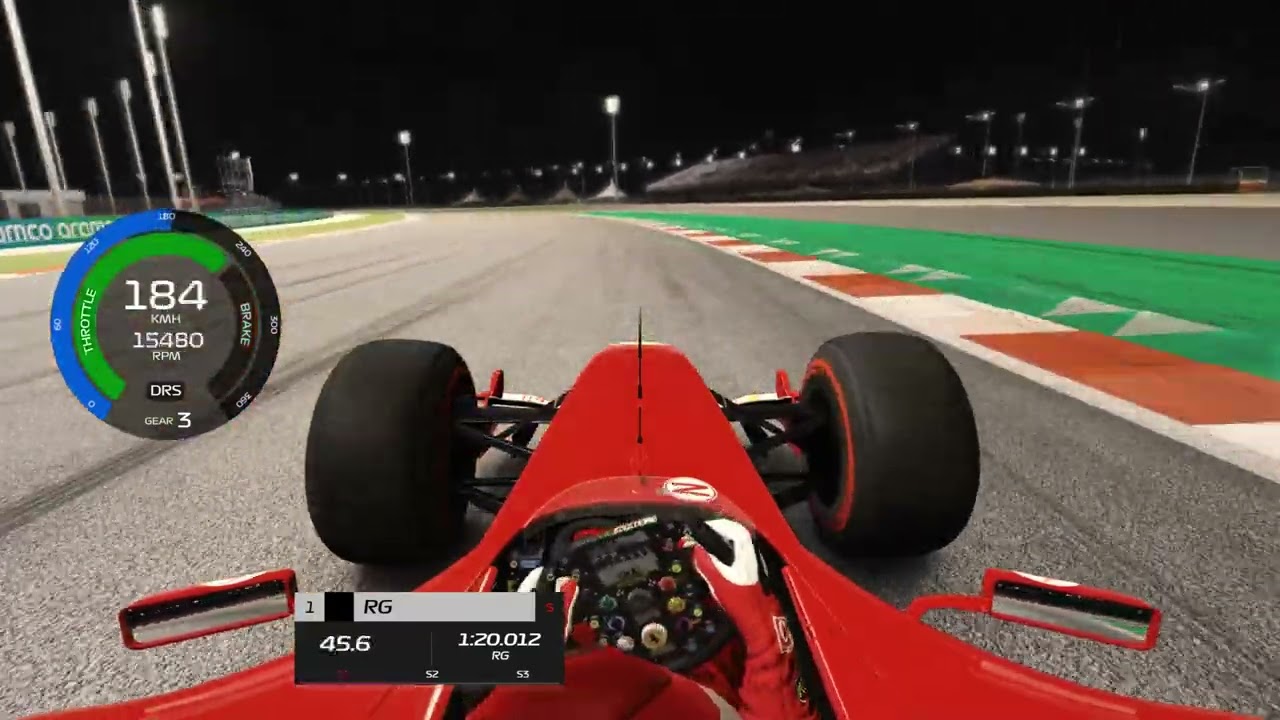 Ferrari F2004 on slicks breaks the track record in Lusail