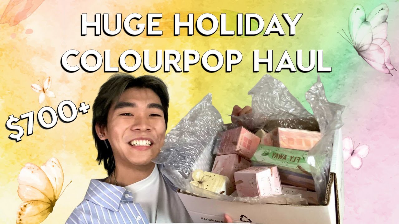 Cyber Week HAUL | ColourPop Holiday Vaults