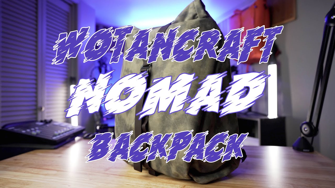 The Wotancraft Nomad Backpack Is Dope. Sweet Backpack For Aesthetic Photographers.