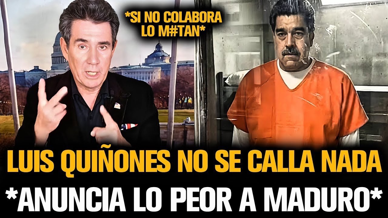 Luis Quiñones no se calla y anuncia lo peor para Maduro en pleno juicio internacional