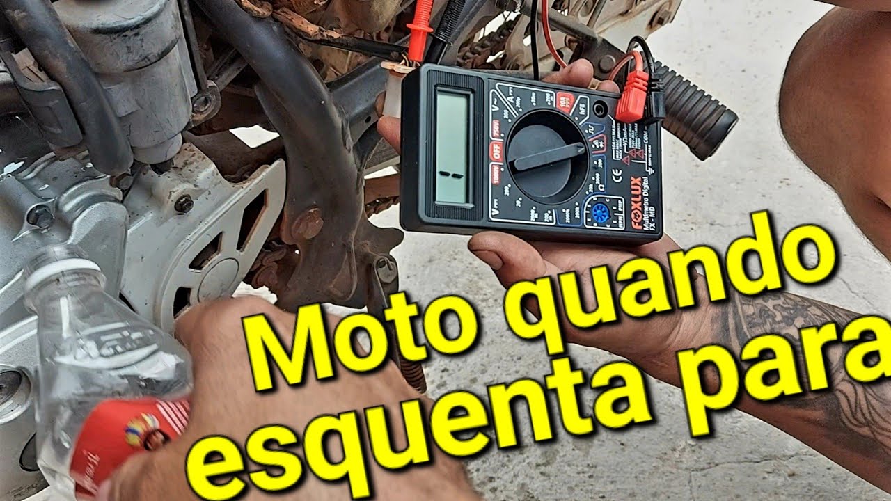 Moto quando esquenta para de funcionar vou mostrar onde está o defeito