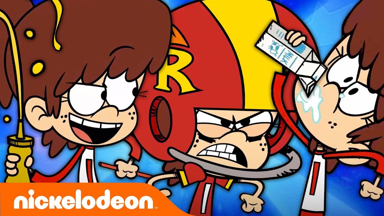 Loud House's Sportiest Moments with Lynn! 🏈 | Nicktoons