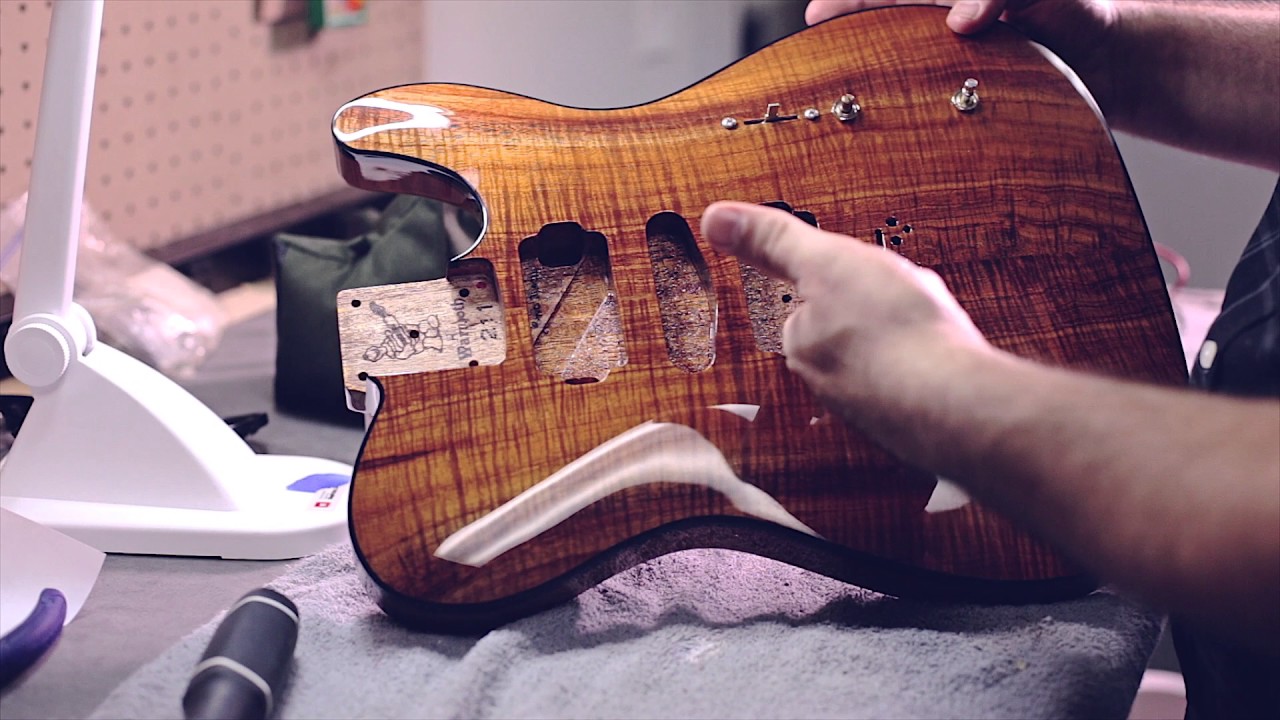 Warmoth Fender Telecaster Custom Koa Guitar Build - Taylor Swift / Grant Mickelson