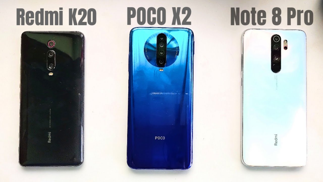 POCO X2 vs Redmi Note 8 Pro vs Redmi K20: Speed | RAM Management | Benchmark and Boot Time!