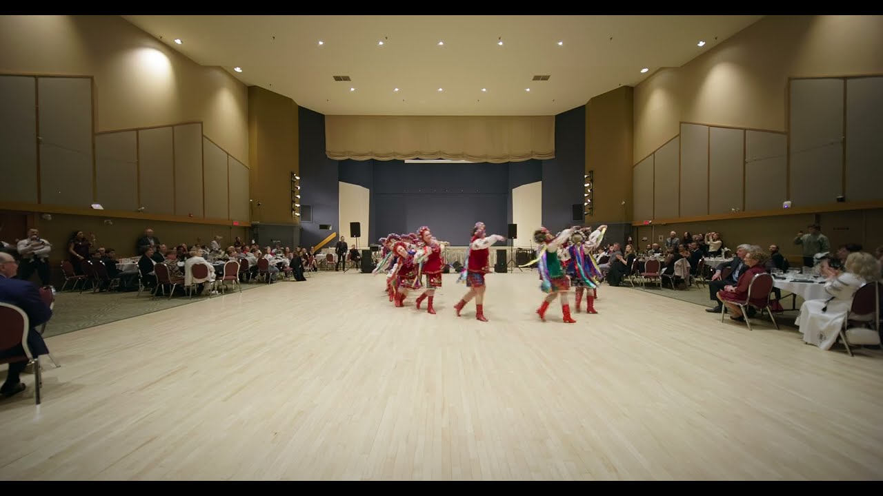 SUZIRYA Ukrainian Dance Theatre performs VIRSKY Hopak in Calgary | Suzirya & CYM Calgary Malanka '24