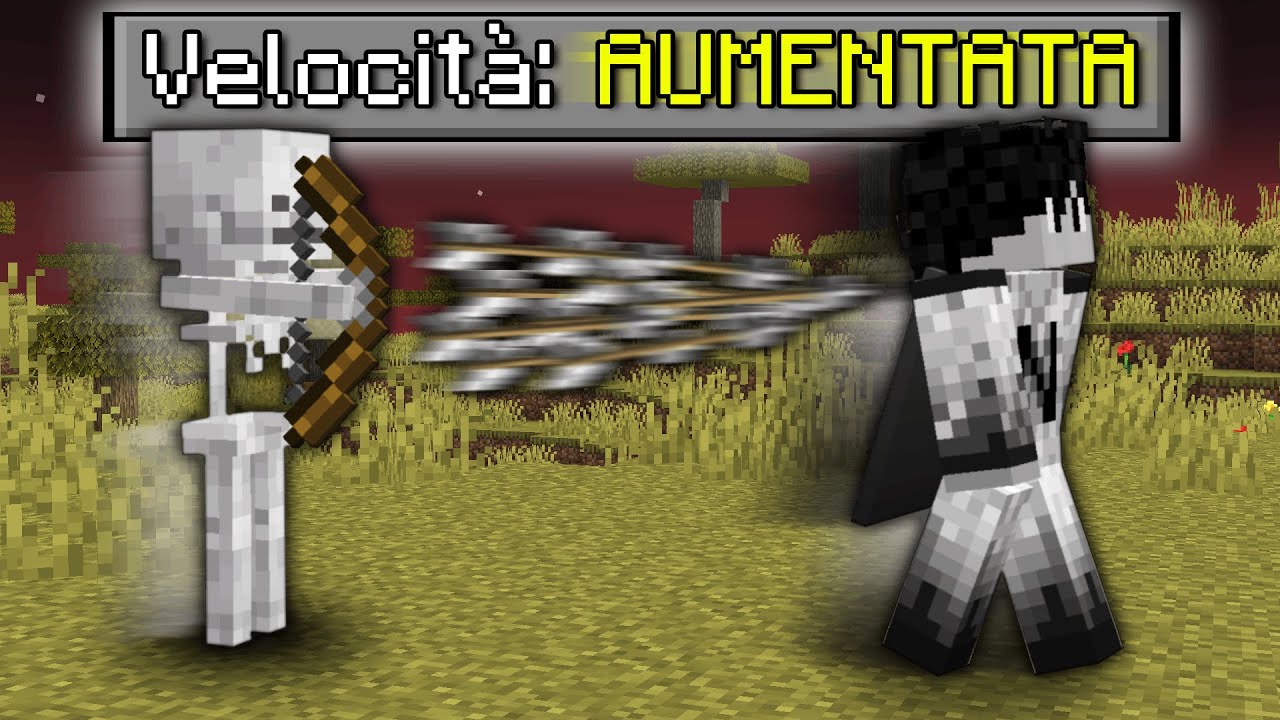 Minecraft, ma LA VELOCIT&Agrave; &Egrave; AUMENTATA...