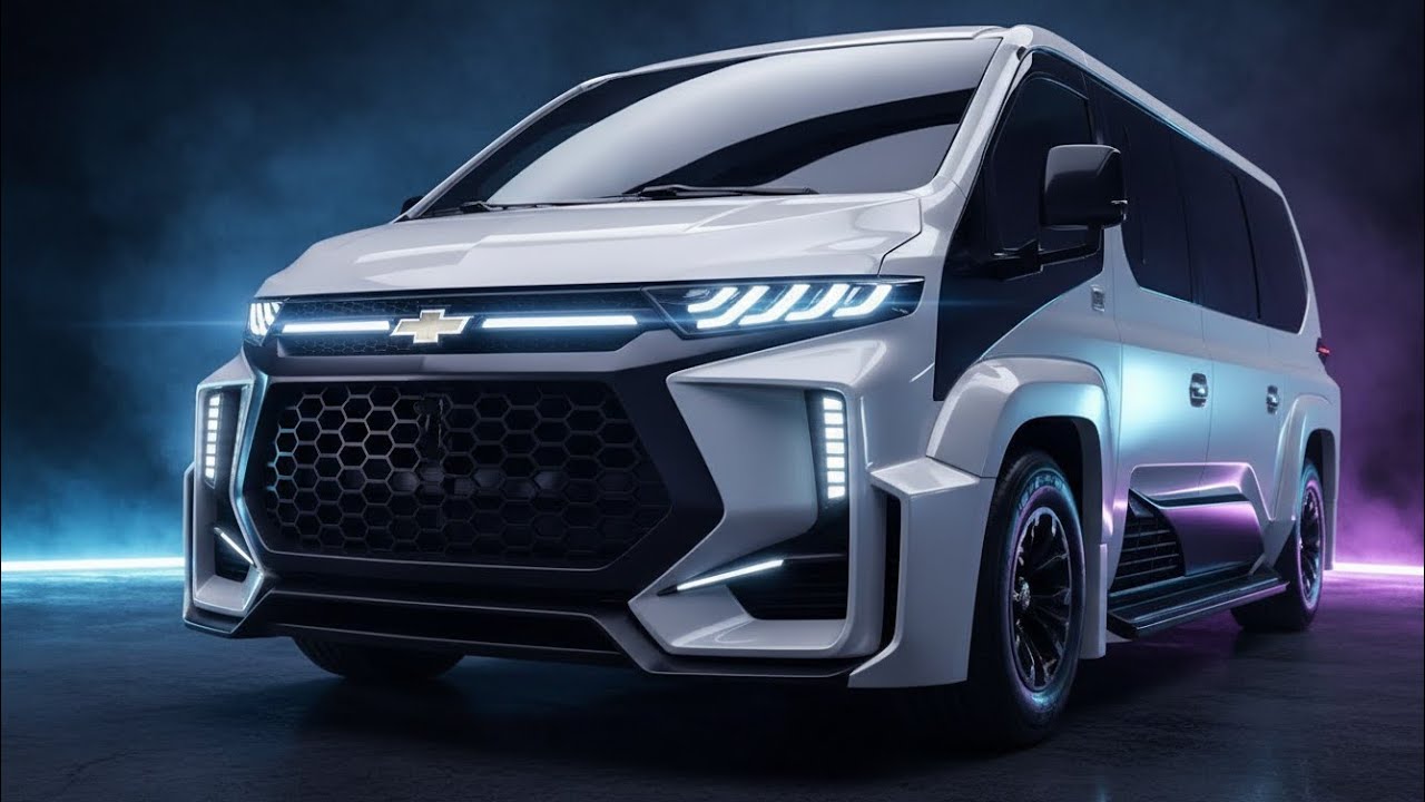 Chevrolet Damas 2026 — Новый Футуристичный Минивэн | Обзор, Дизайн, Интерьер