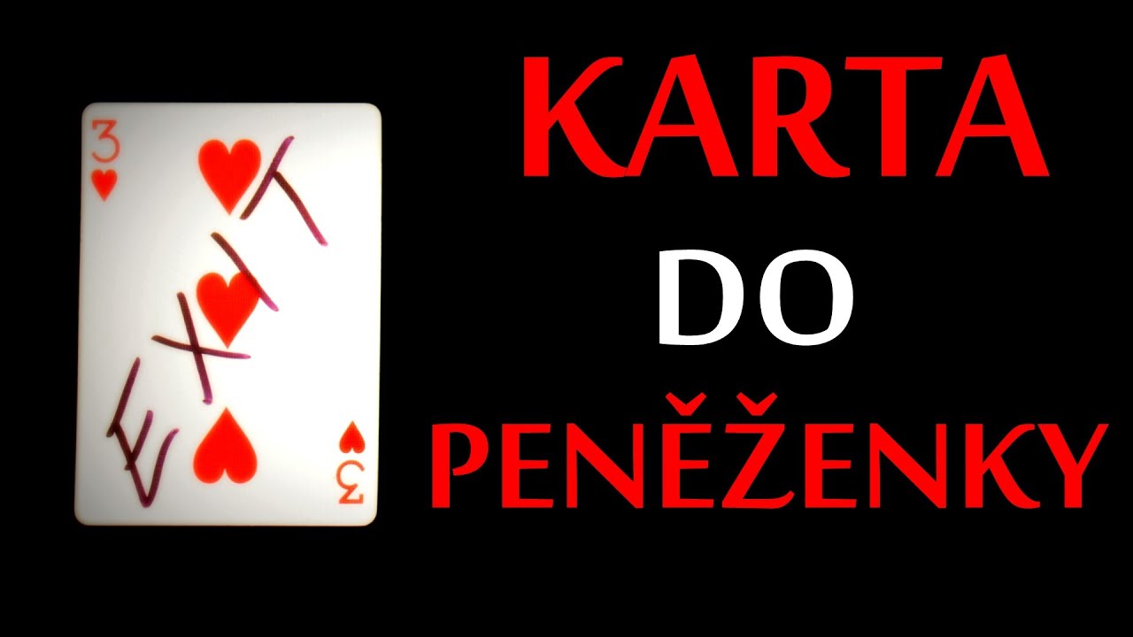 Podepsaná karta do peněženky! | KOUZLO S VYSVĚTLENÍM!