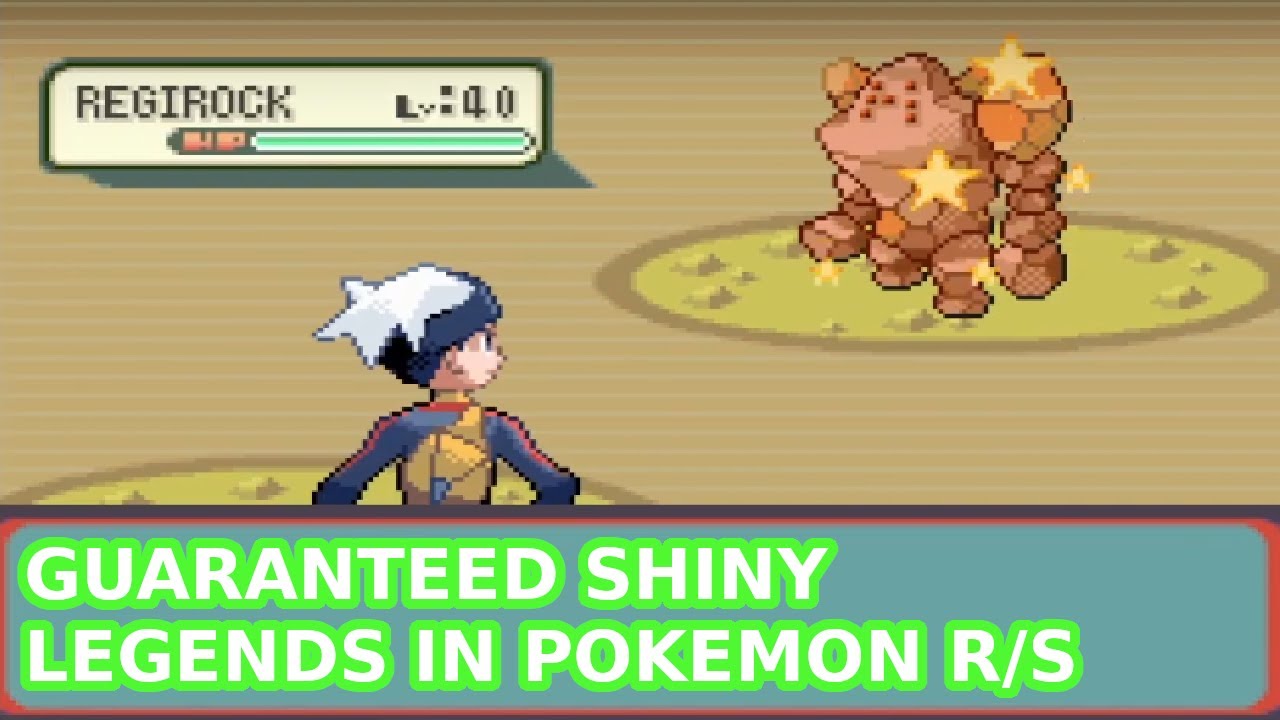 EASY SHINY LEGENDS IN RUBY AND SAPPHIRE(How to RNG Manipulate Stationary and Gift Pokemon in R/S)