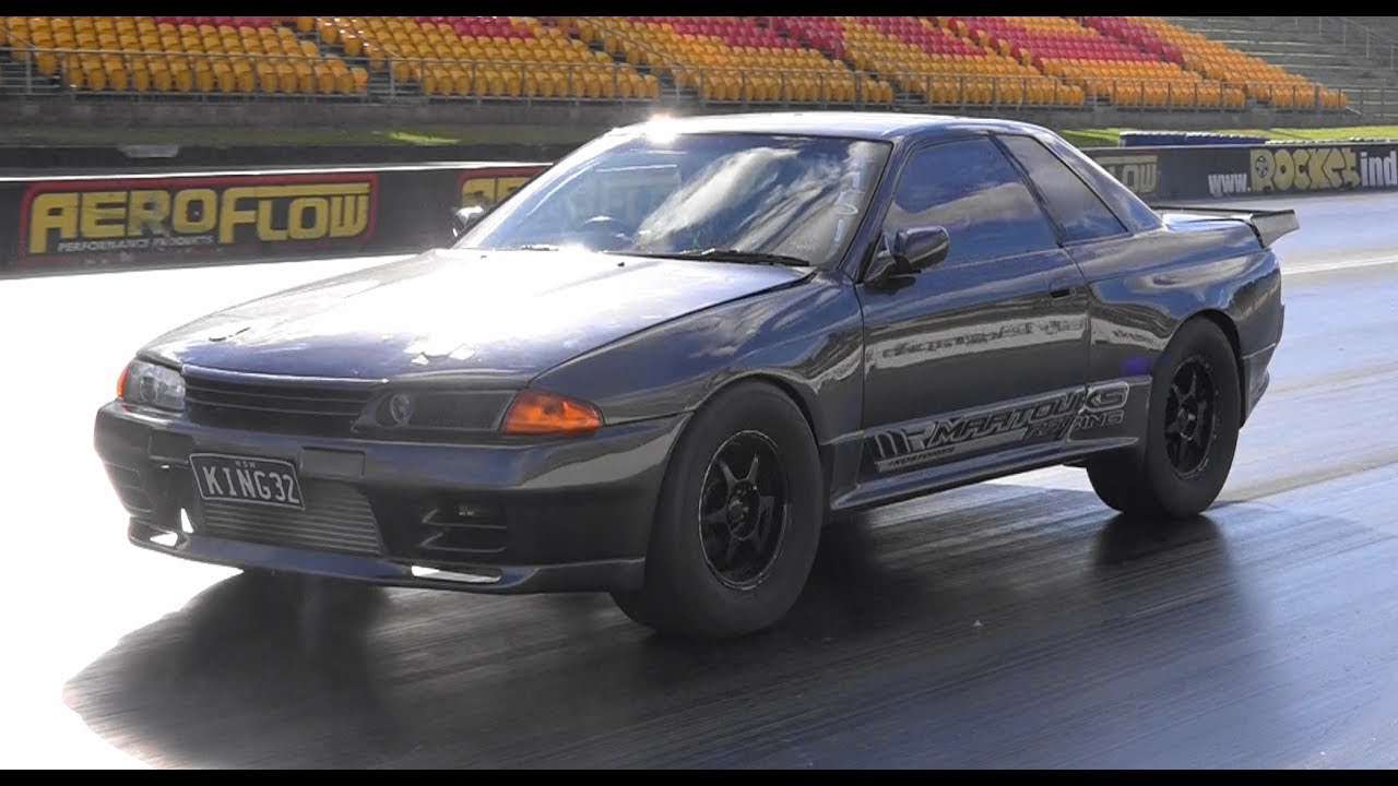 WORLD'S FASTEST & QUICKEST STREET RADIAL GT-R KING32 MAATOUKS RACING 7.41 @ 189 MPH