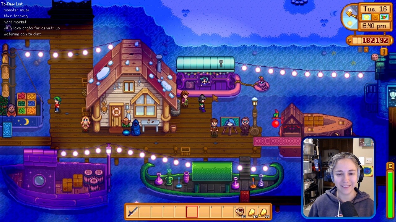 Stardew VOD - Visit to the Night Market!