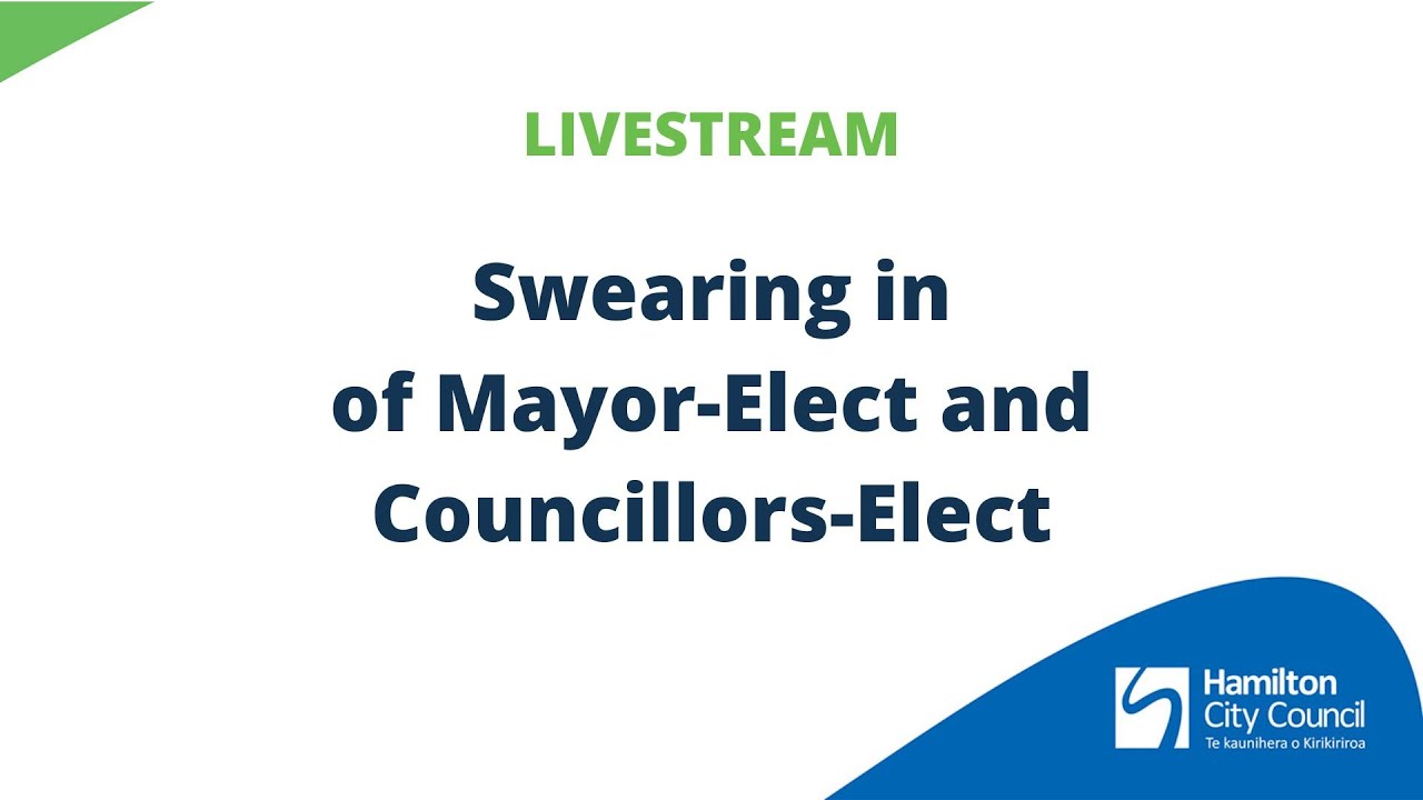 Swearing in of Mayor-Elect and Councillors-Elect 2025