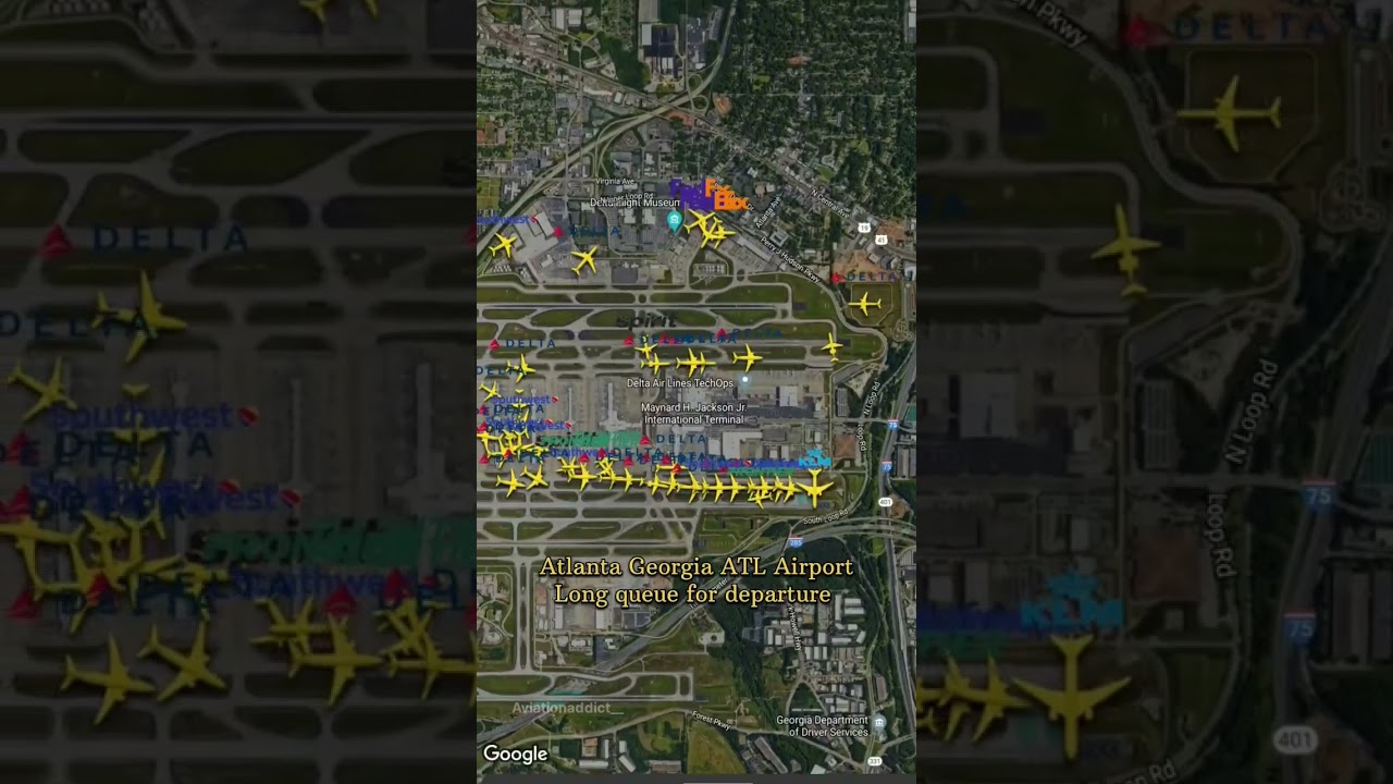 Atlanta Airport  #atlanta #airport #aviation #shorts