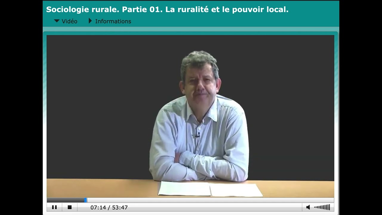 4 : La ruralit&eacute; et le pouvoir local