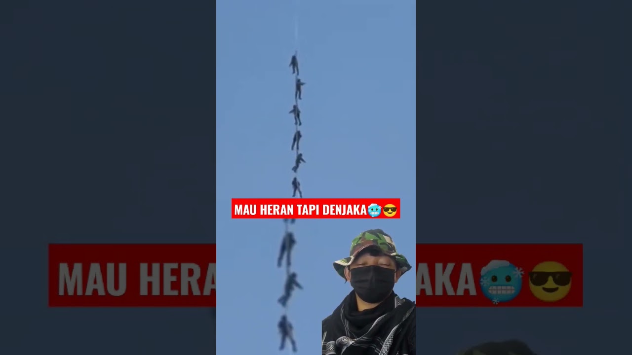 AKSI BERBAHAYA DENJAKA BIKIN MASYARAKAT TAKJUB 🥶 #tni #tniindonesia #army #denjaka #kopassus #tniad