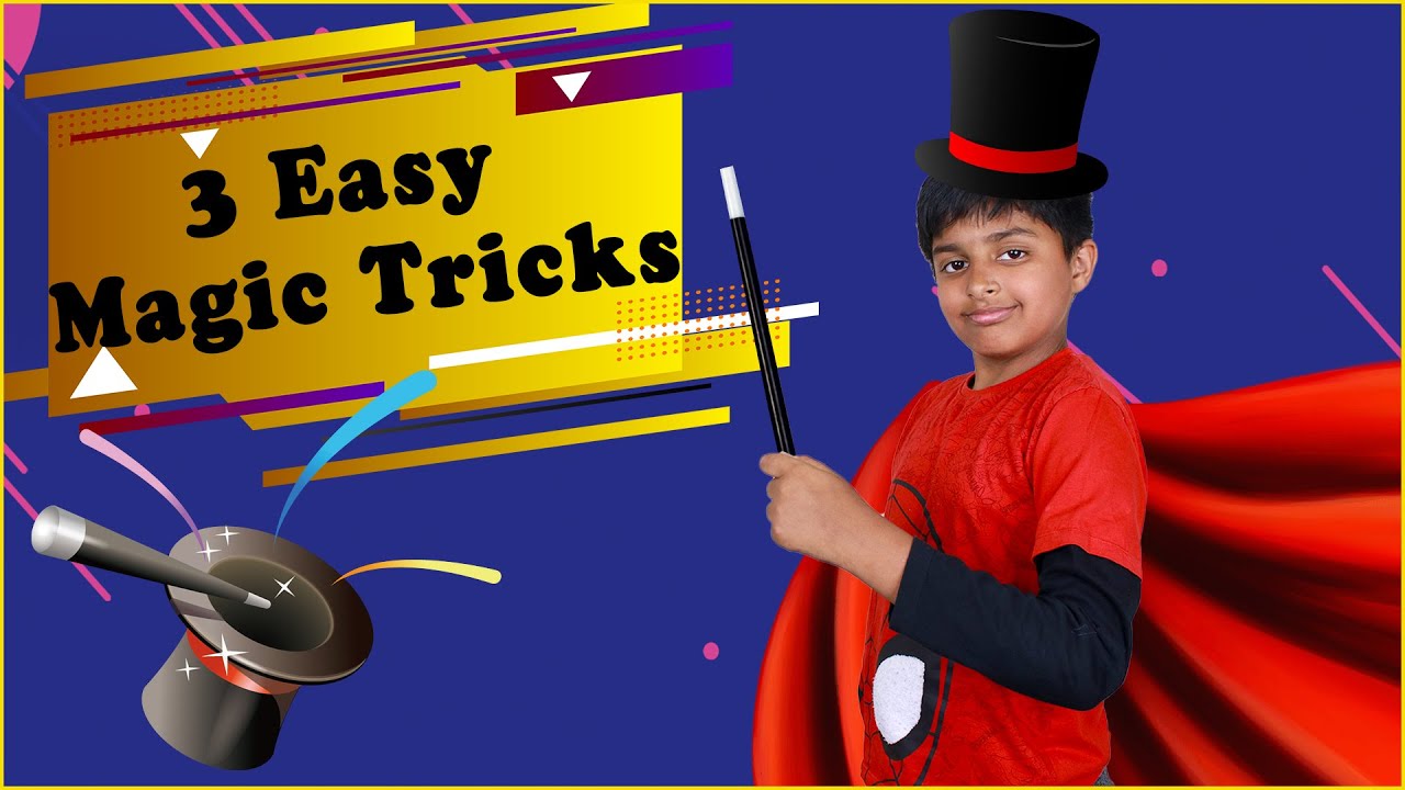 3 Easy Magic Tricks Kids Can Do - सबसे आसान जादू सीखे 5 Min में | Tricks Explained