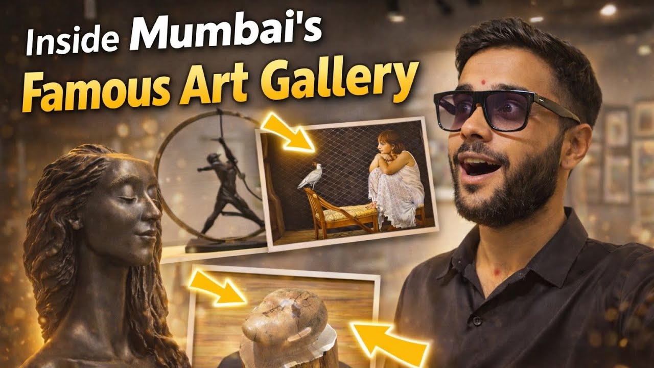 Inside Mumbai’s Famous Art Gallery | Kala Ghoda Art Gallery Full Tour