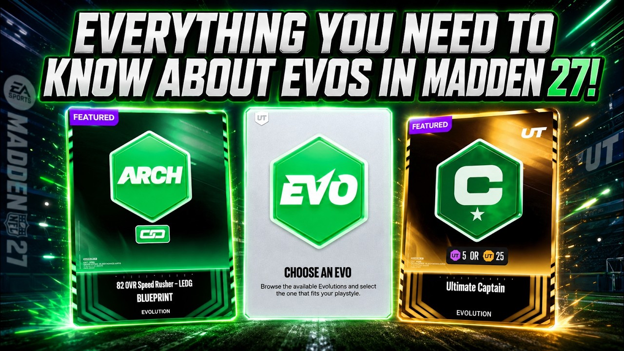ВСЁ, ЧТО ВАМ НУЖНО ЗНАТЬ ОБ EVO В MADDEN 27! КАК ОНИ РАБОТАЮТ, ЛУЧШИЕ ИГРОКИ ДЛЯ ВЫБОРА И МНОГОЕ ...