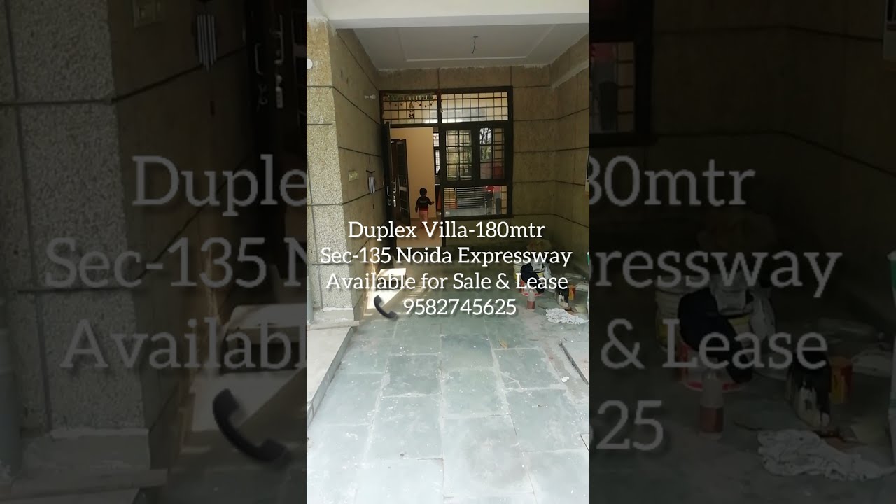 Duplex Villa (4bhk) Sec-135 Noida Expressway Available for Sale & Lease Please Call 📞 9582745625