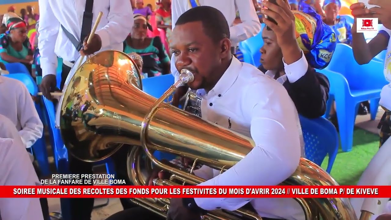 SOIRÉE MUSICALE DE RECOLTES DES FONS POUR LE FESTIVITÉS D'AVRIL 2024 VILLE DE BOMA P/ DE KIVEVE