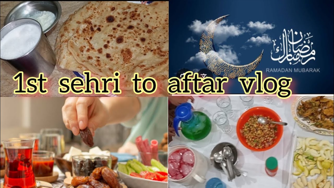 1st sehri to aftar vlog 🌜 