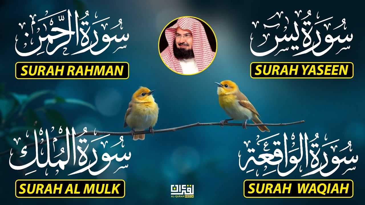 Surah Yasin | Surah Rahman | Surah Waqiah | Surah Mulk | By Sheikh Abdur-Rahman As-Sudais EP-117