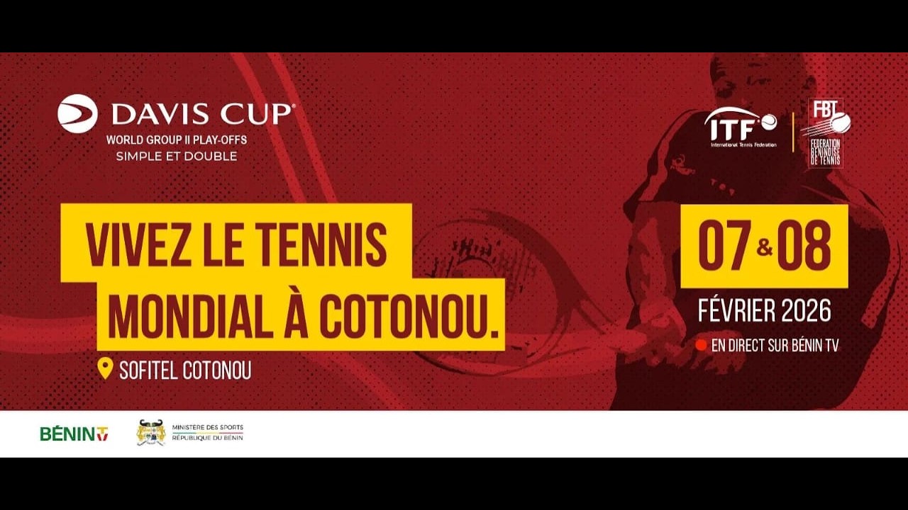 DIRECT | PLAYOFFS COUPE DAVIS : #BENIN vs LE SALVADOR. Matchs du samedi 7 février