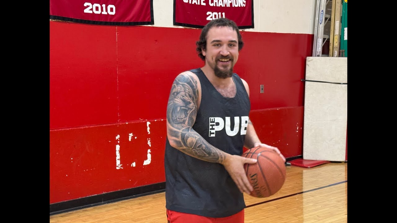 The Pub VS Algerbrook playoff game basketball ￼