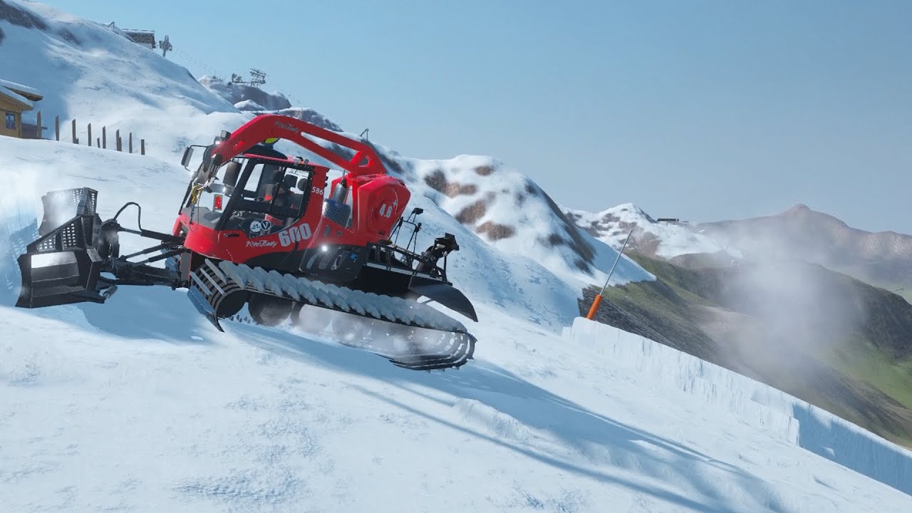 Préparation du domaine - Damage Pistenbully 600 W - Winter Resort Simulator 2
