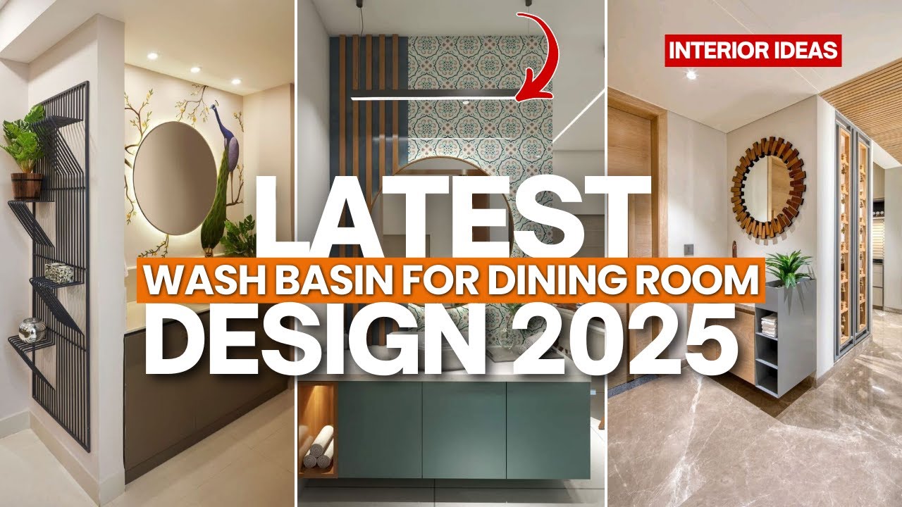 Latest Wash Basin Designs for Dining Room 2025 | Modern Wash Basin Ideas