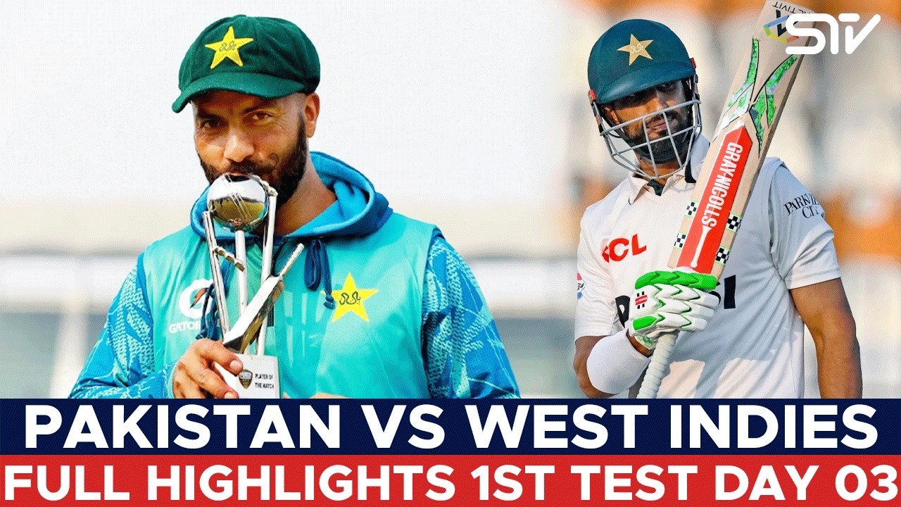 Full Highlights | Pakistan vs West Indies | Day 03 | 1st Test 2025 | M3L1K