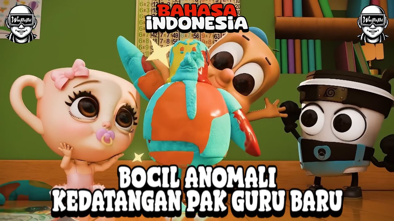 DUBBING INDONESIA: BOCIL ANOMALI PANIK KEDATANGAN PAK GURU BARU - ANIMASI ANOMALI