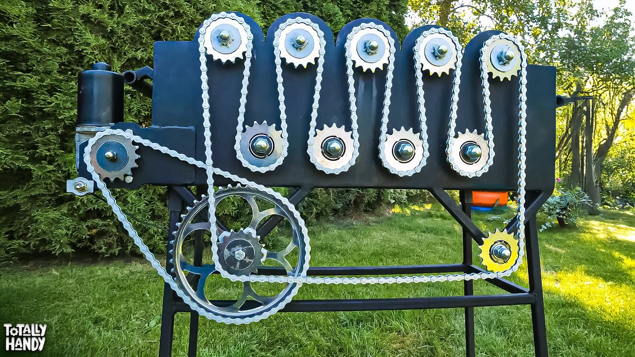 I Built a Motorized Grill From Scratch - And It Actually Works!