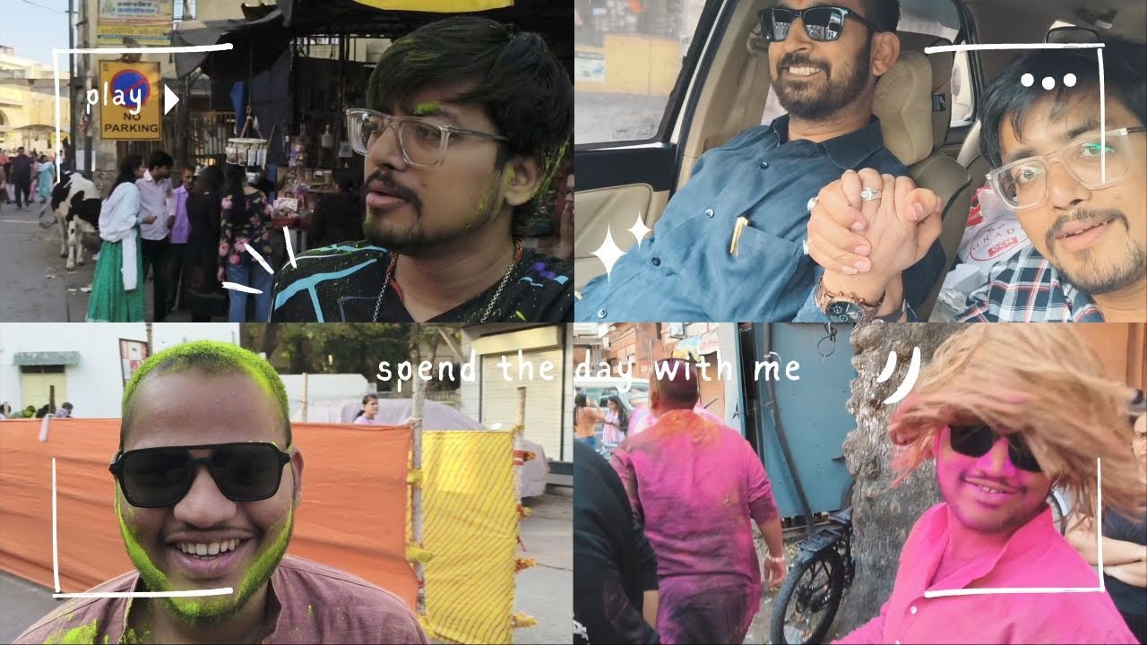 👉 Umang Bana Foreigner 😂 | Holi, Govind Dev Ji Aur Harry Bhai Ke Sath Full Masti
