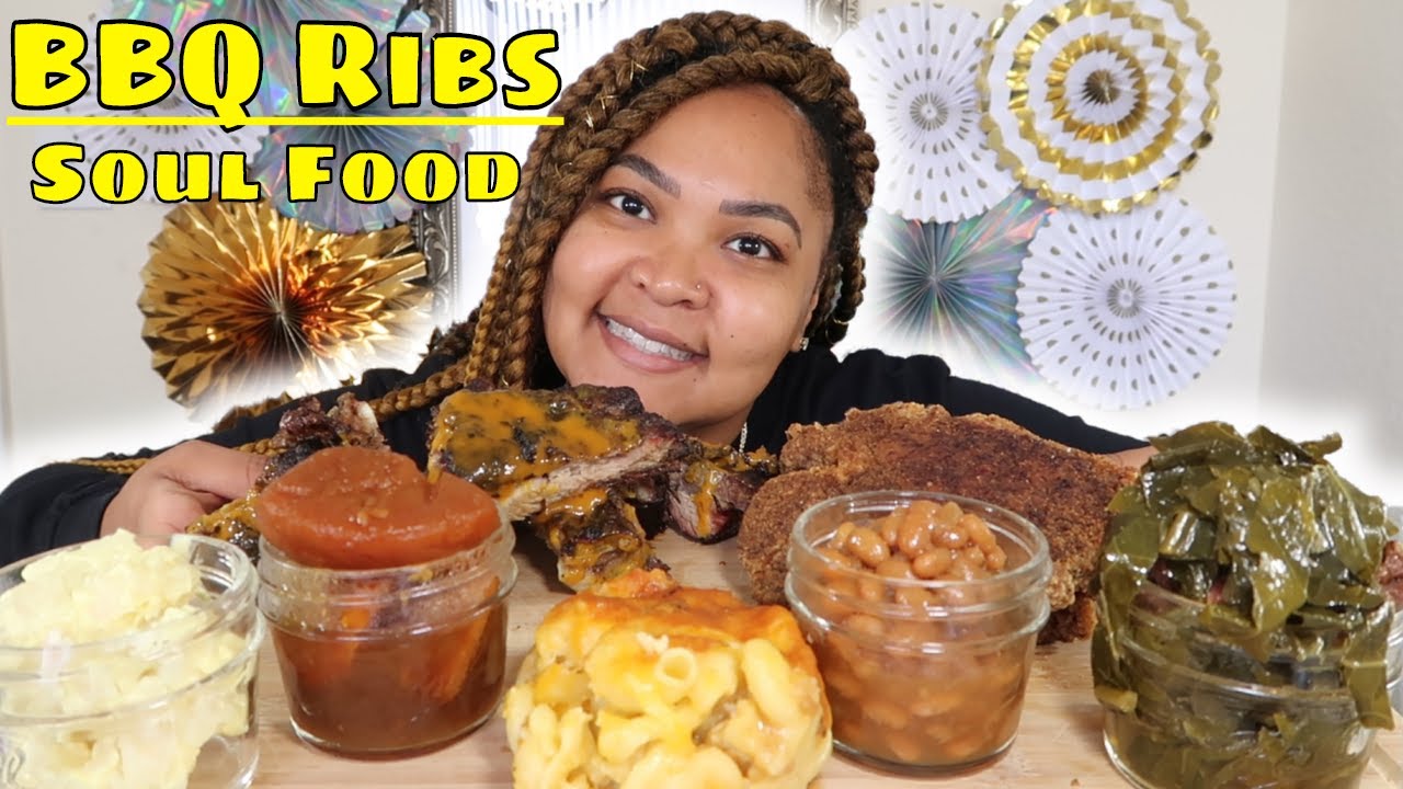 BIG BOYZ BBQ | SOUL FOOD MUKBANG | Shai Snacks EATING SHOW