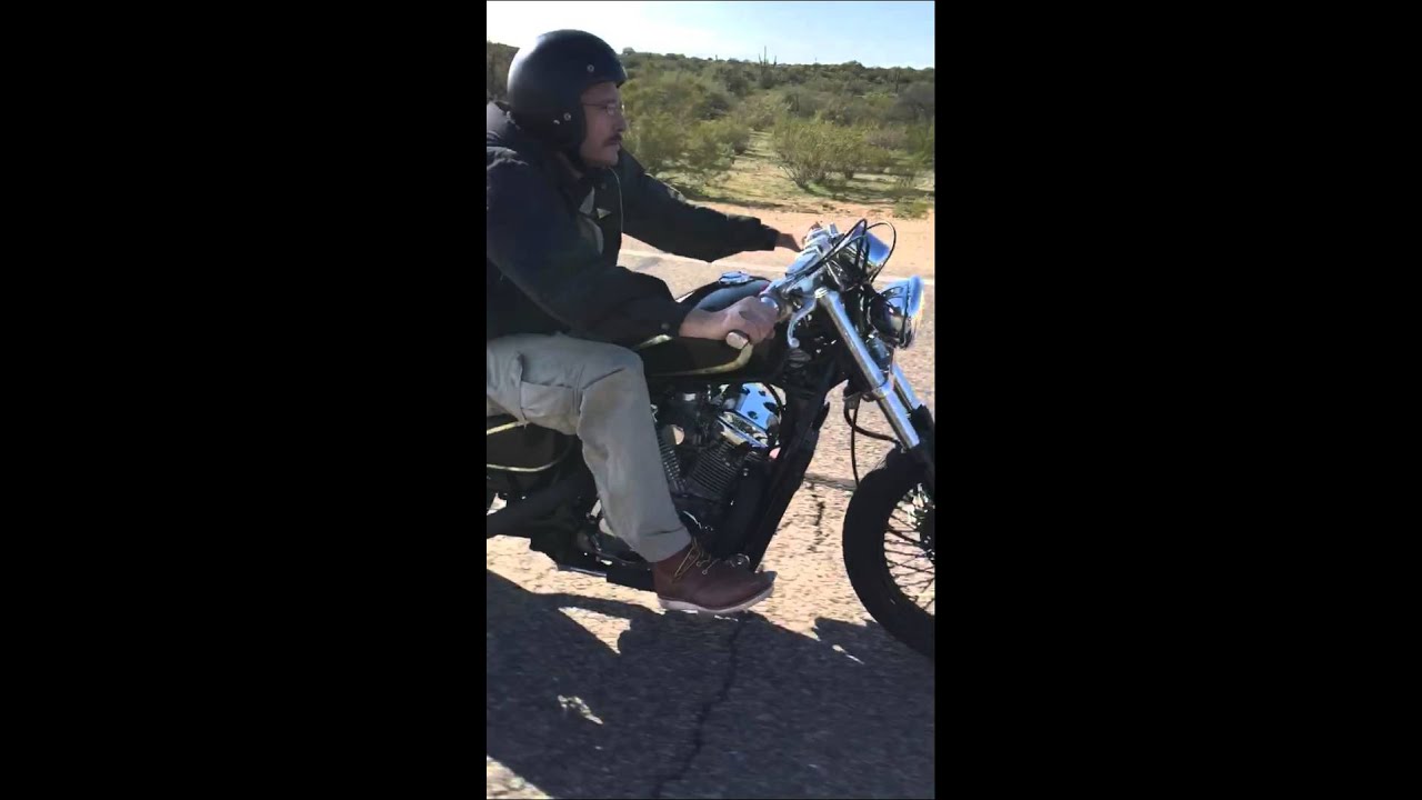 Honda vlx bobber chopper old school motorcycle