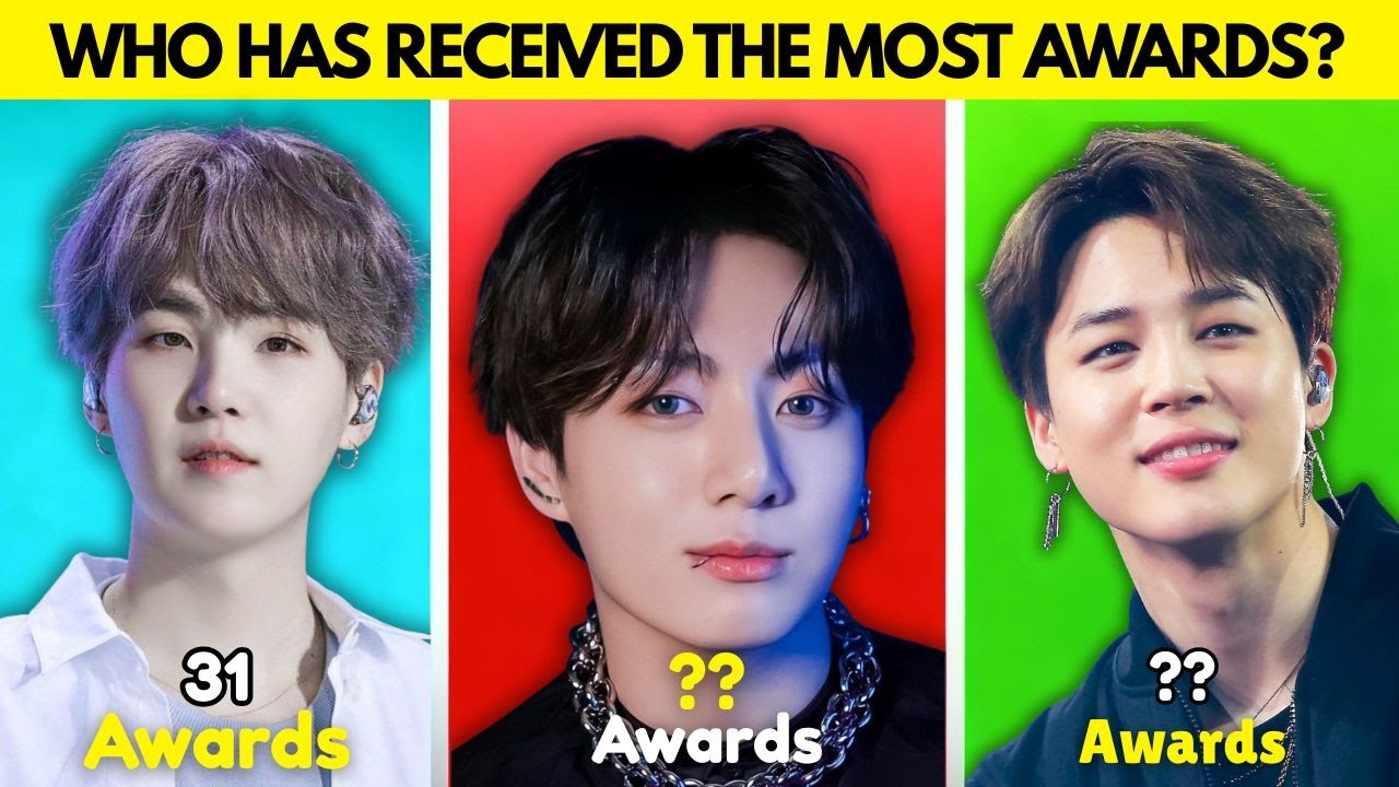 TOP 7 BTS Members Who Have Won the Most Prestigious Awards!