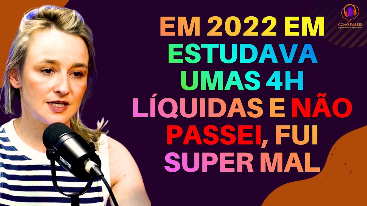 Ela percebeu a necessidade de estudar com estratégia para concursos públicos